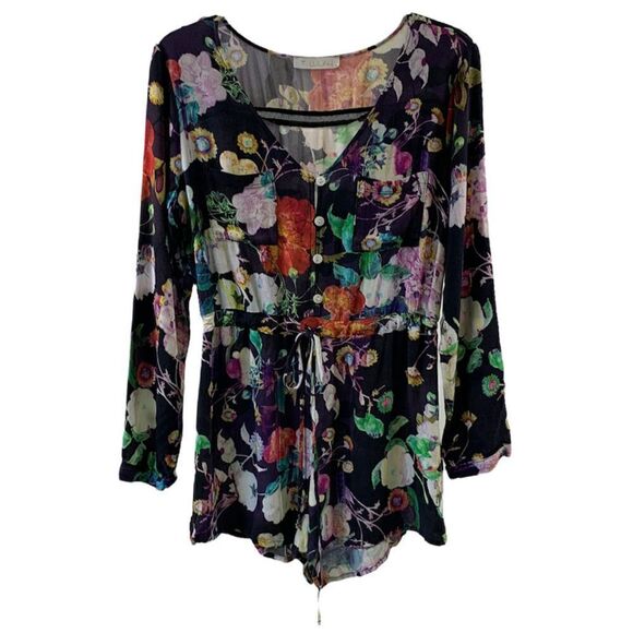Talulah Aritzia Floral Romper Size S - Picture 1 of 11